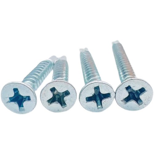 平头十字镀锌自攻自钻加长燕尾螺丝钉沉头钻尾螺丝钉M4.2M4.8 - 图3