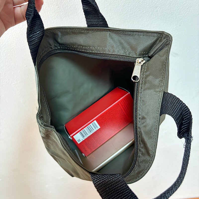 牛货~2件套日单牛津布手提袋单肩环保购物袋收纳袋带拉链便当包,淘宝优惠券,粉丝福利购,淘宝优惠卷