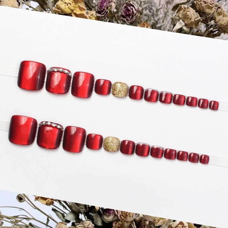 穿戴脚趾甲154夏天穿戴甲脚指甲贴片新款显白脚趾甲美甲贴片成品,淘宝优惠券,粉丝福利购,淘宝优惠卷