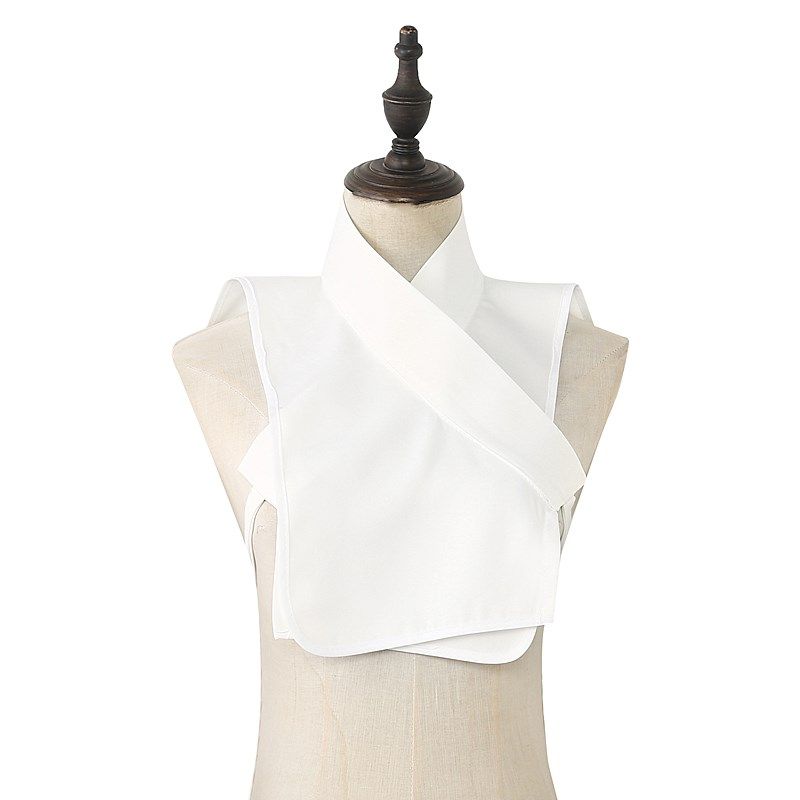 古装百搭打底假领子白色交领男女通用汉服配件衬领内搭棉麻衣领,淘宝优惠券,粉丝福利购,淘宝优惠卷