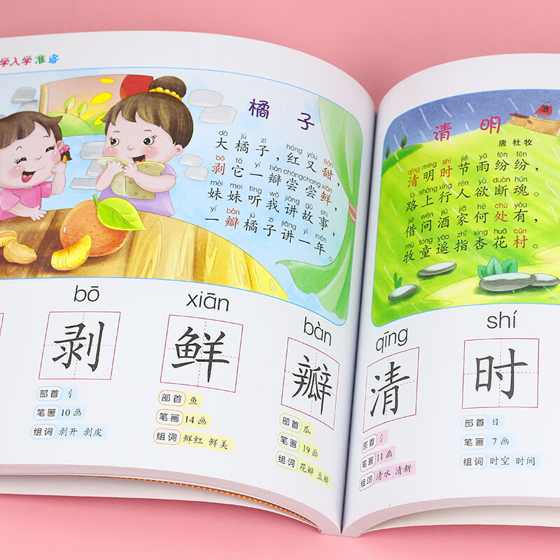 学前识字800个 幼儿识字书 认字启蒙用书看图识字幼儿园识字教材 - 图0