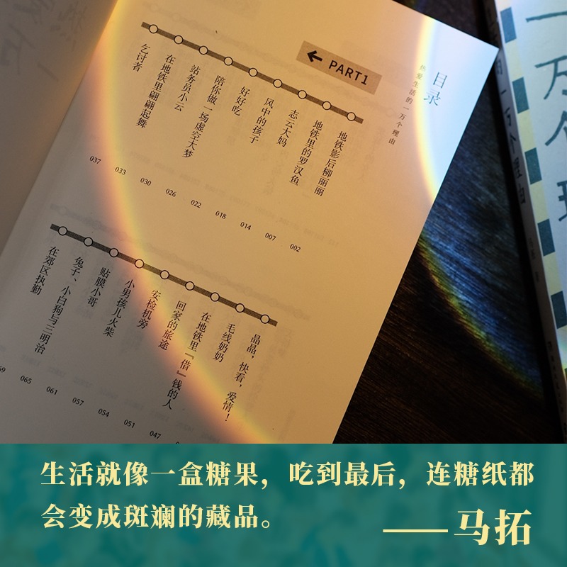 现货速发 热爱生活的一万个理由 生活不在别处 当下即为所有 地铁民警马拓的世相观察 捕捉平凡日子里的微光 写给仍在前行的你书籍 - 图2