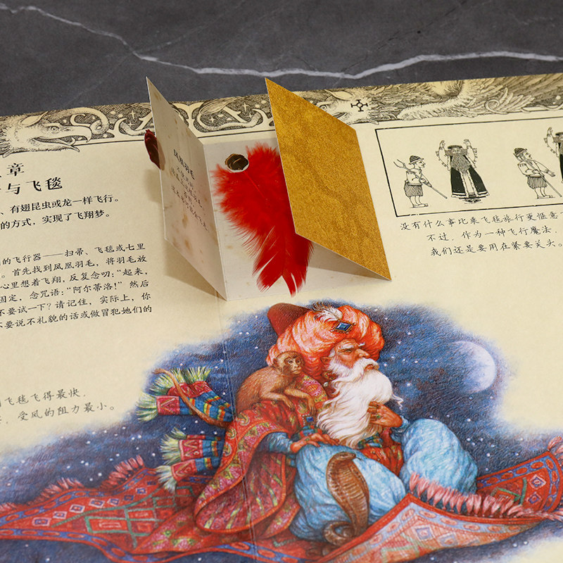 魔法笔记:如何成为一名魔法师 魔法师入门指南，咒语、魔药、神奇动物、魔法史，飞行术、变形术、黑魔法防御术，制作魔杖 博库