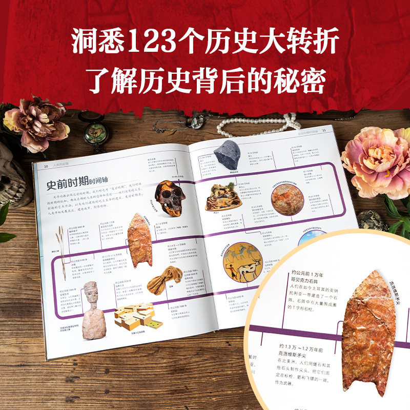 DK历史运转的秘密 精装正版四五六年级青少年初中历史儿童文学中华世界上下五千年6-8-10-12岁小学生课外读物一读就入迷的中国史