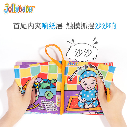 Jollybaby Peekaboo Cloth Book Waterproof