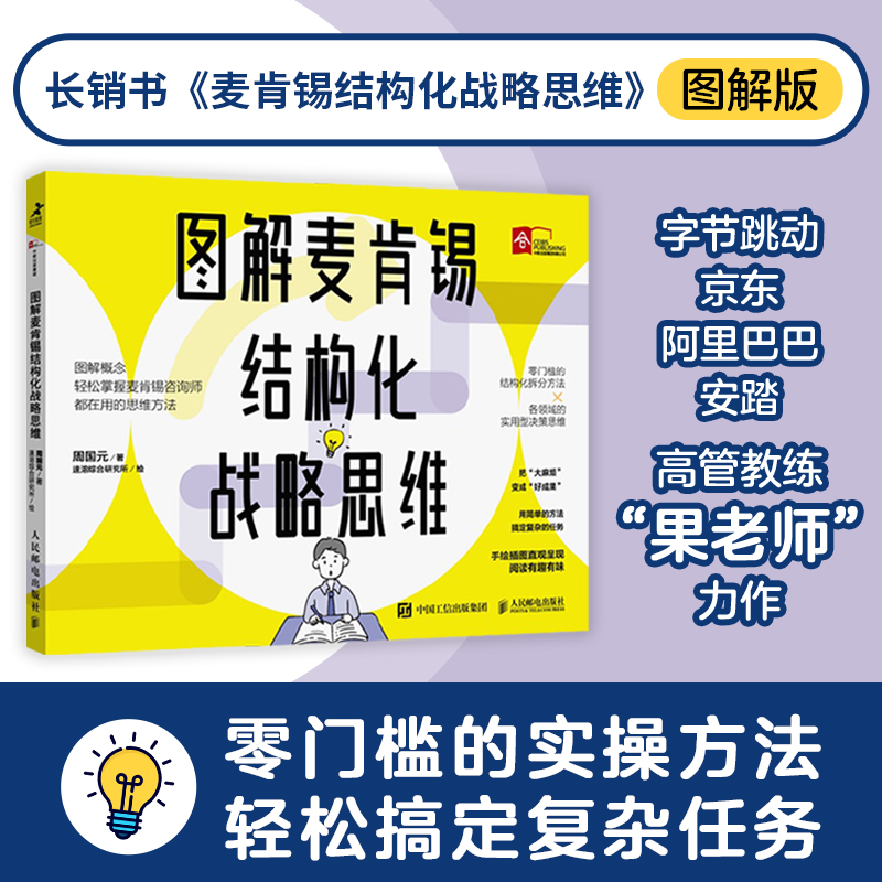 图解麦肯锡结构化战略思维 周国元著想清楚说明白做到位结构思考力金字塔原理 用简单的方法搞定复杂的任务 - 图1