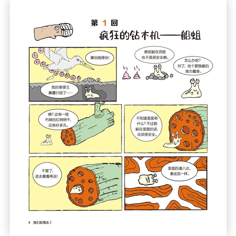 我们赶海去2 博物君无穷小亮推荐有梗有趣 专业的科普漫画书 - 图1