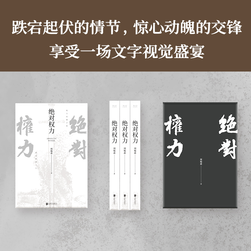 绝对权力  周梅森著 一场精彩的纸上大博弈 《人民的名义》原著作者 教科书级别的反腐力作 官场小说书籍 新华正版 - 图2