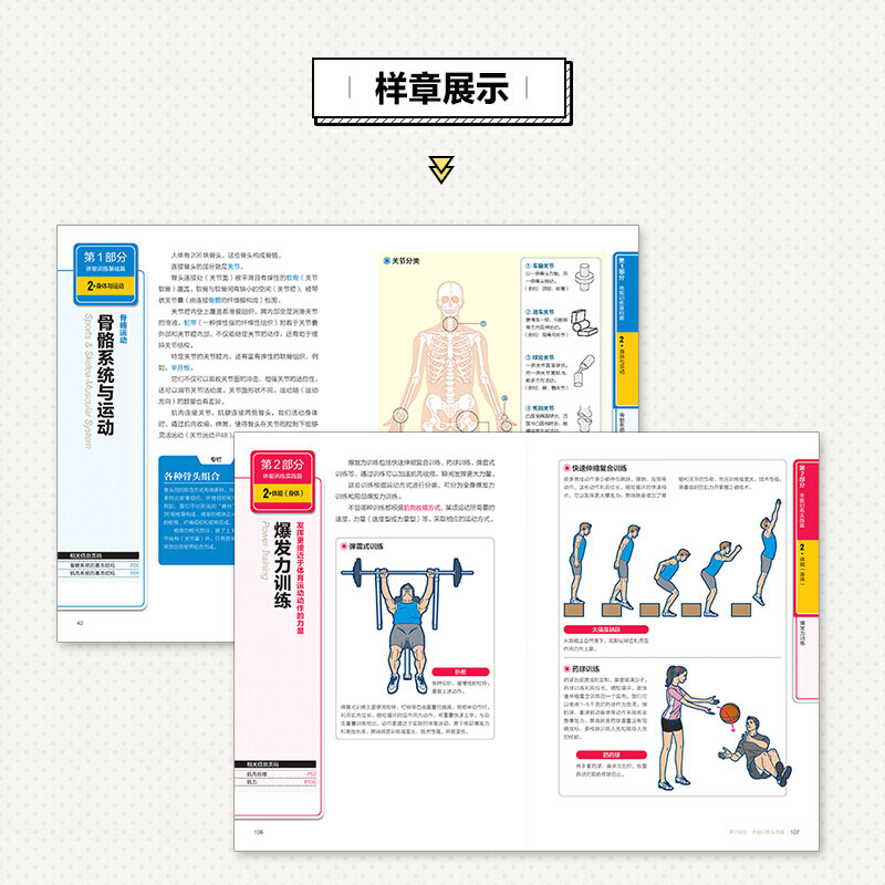 体能训练基础理论全彩图解版 力量训练健美书运动训练学健身教练书籍量化力量训练基础体能训练运动体育书籍肌力与体能训练教程书 - 图1