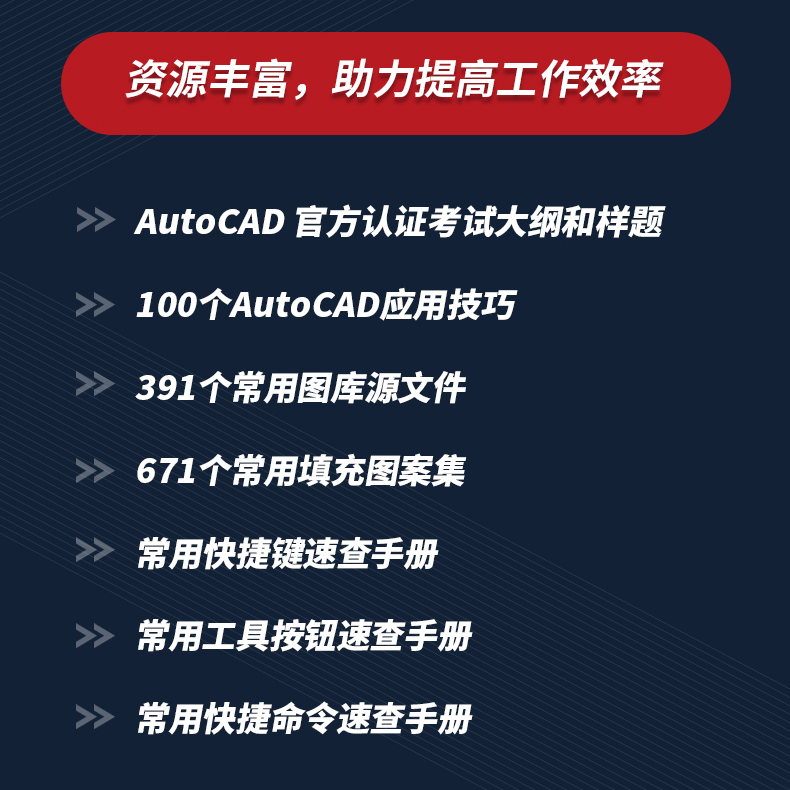 cad教程书籍AutoCAD2022从入门到精通中文版建筑机械设计室内制图autocad绘图视频软件零基础自学教材CAD2021教程基础入门一本通-图1