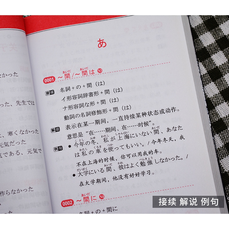 日语蓝宝书新日本语能力考试N1-N5词汇随身背日语单词N1/N2/N3/N4/N5日语词汇大全搭振宇日语考试真题日语词汇文法语法日语入门-图2