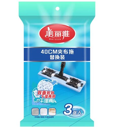 【亲亲400】平板拖把替换装备件3个装 - 图0