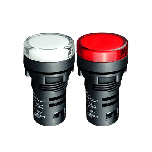 APT西门子 22mm电源指示灯 AD16-22D 24V/220V 状态灯 警示灯 - 图3