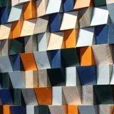 S Трехмерный оригинальный троянский мозаичный телевизионный диван Фоновая стена висящая картина