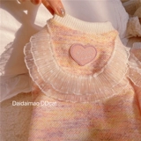 Сумка кошачья кружева возлюбленная ~ осень и зимний вязаный вязаный вышитый питомник одежда кошка