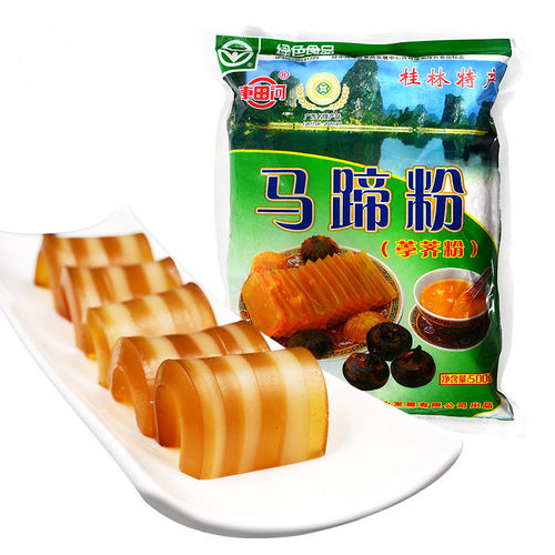 25年7月500克3袋桂林特产车田河马蹄粉 纯正马蹄糕粉 荸荠粉包邮 - 图3