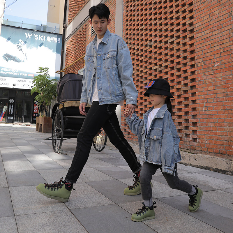 正品native秋冬新款亲子鞋儿童马丁靴成人户外防水保暖时尚高帮鞋,淘宝优惠券,粉丝福利购,淘宝优惠卷