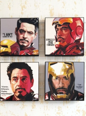 漫威钢铁侠IronMan挂画