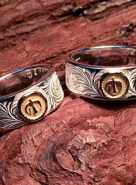 林俊杰同款菊地健开口情侣对戒