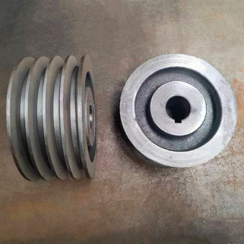 三角皮带轮B型四槽4槽国标皮带盘外径100-400mm铸铁电机轮皮带盘 - 图1