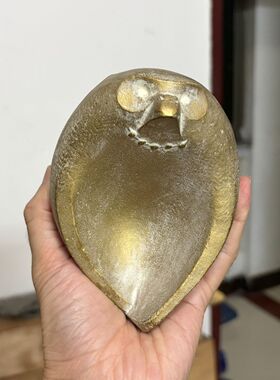 日本回流三枝惣太郎母子猴摆件，人间国宝级金工大师作品