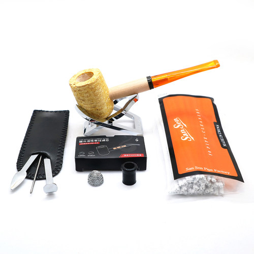 【包邮】美国密苏里中号玉米芯烟斗老式 买一送六体验套装 - 图2