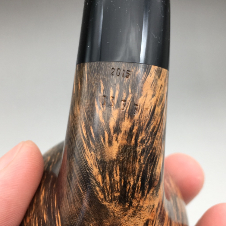 小猪烟斗 全新石楠木 意大利Moretti莫雷蒂 黑光染色 4b1 2015 25 - 图2