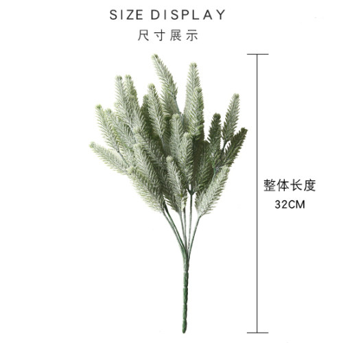狗尾巴草谷穗仿真植物假花塑料配草绿色植物墙人造假草多肉植物 - 图3
