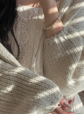 轻奢宫廷风足银999.9青黛手镯女