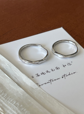 s925银莫比乌斯环情侣对戒