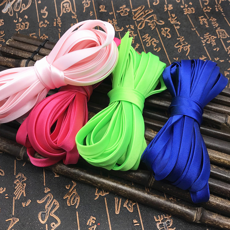 包边条压边条盘扣手工免烫缎面色丁仿真丝带旗袍布料镶边滚边辅料 - 图2