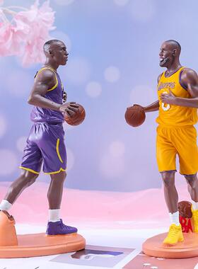 NBA篮球球星詹姆斯科比手办摆件树脂工艺家居电视柜装饰大摆件