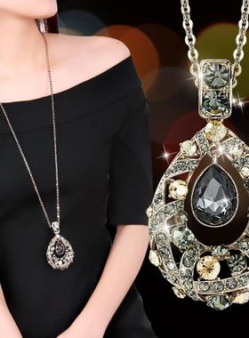 毛衣链长款2025年新款潮秋冬气质高端大气衣服配饰挂件吊坠项链女