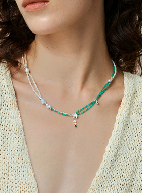 《雀跃》ROUSY复古设计感新中式巴洛克珍珠松弛感铜镀银项链女春