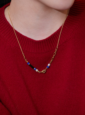 百搭链子合集｜麻花链骑士链黑天鹅链925银镀金锁骨链设计