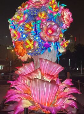 大型花灯春节元宵灯会女神彩灯展景区文旅夜游自贡彩灯厂家定制