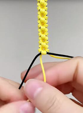 本命年新中式小野菊手绳中国结线专用绳加粗编绳线红绳 diy材料包