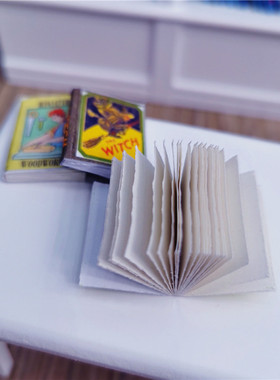 12分微缩配件小说可翻页娃娃屋