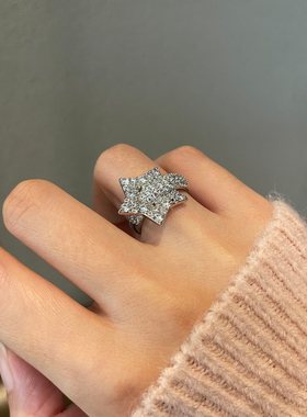 星星戒指夸张时尚个性精致轻奢