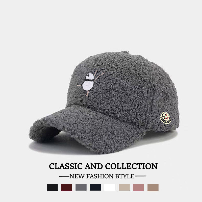 【特价秒杀】蒙口钢琴新款棒球帽男女同款保暖鸭舌帽百搭毛绒帽子,淘宝优惠券,粉丝福利购,淘宝优惠卷
