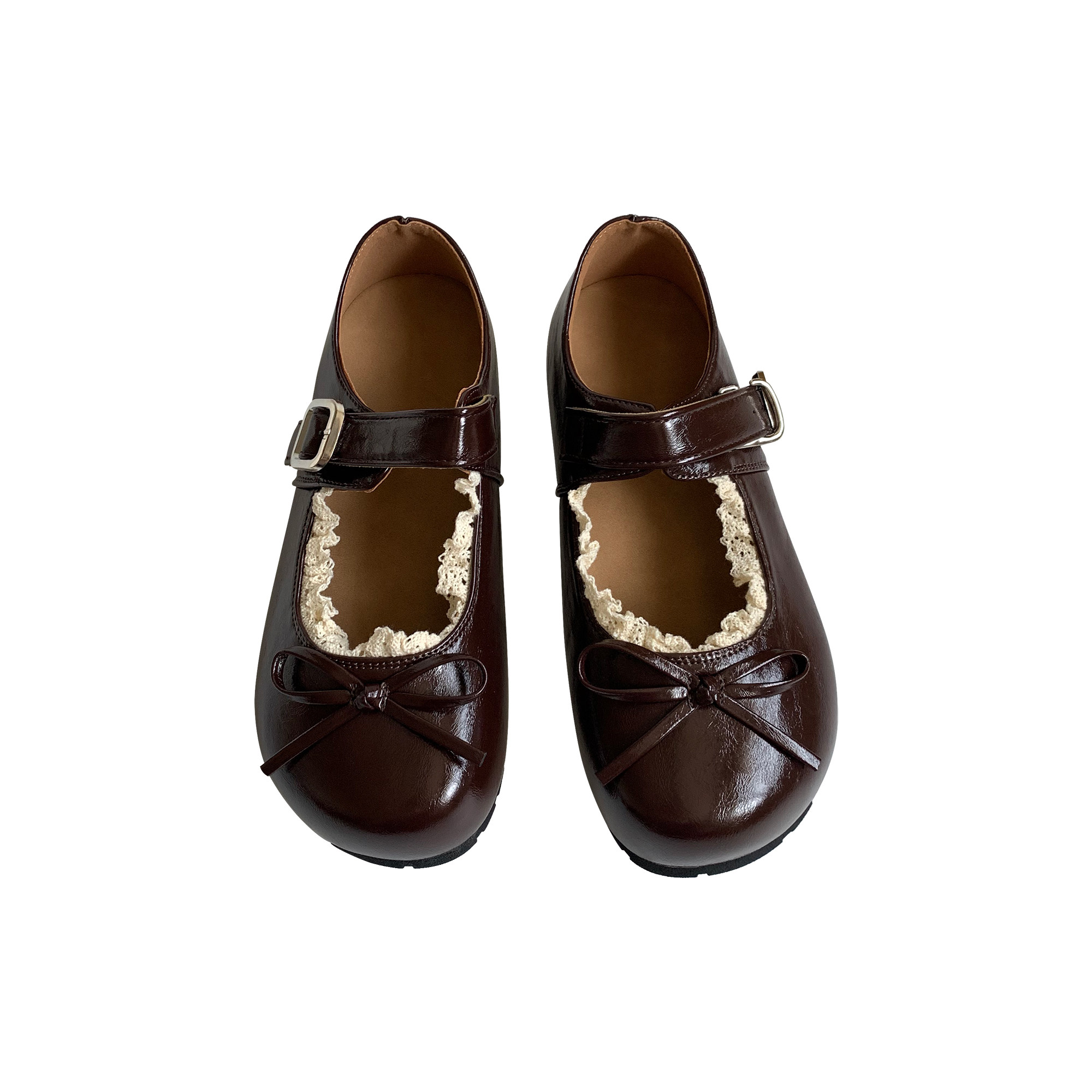 圆头蝴蝶结日系jk小皮鞋女2025秋季新款法式平底lolita玛丽珍单鞋,淘宝优惠券,粉丝福利购,淘宝优惠卷