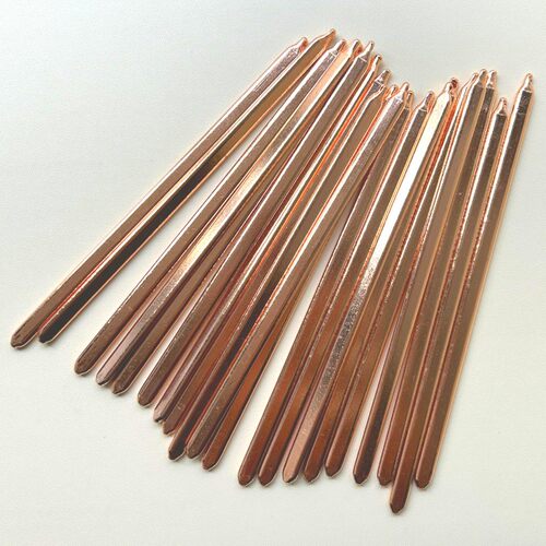 导热铜管冷却管CPU散热铜管显卡散热管LED导热管冷却棒：宽度=6mm - 图1