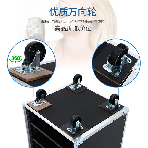 16u专业音响机柜 功放柜 机柜 机架 移动音箱机柜 16U简易机柜 - 图3