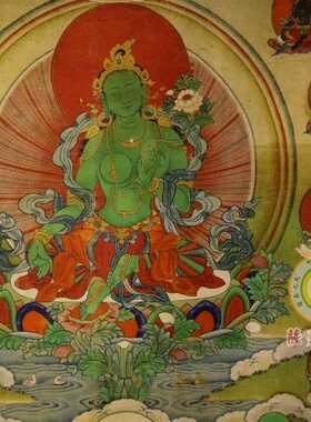 八邦寺绿度母21度母民族风