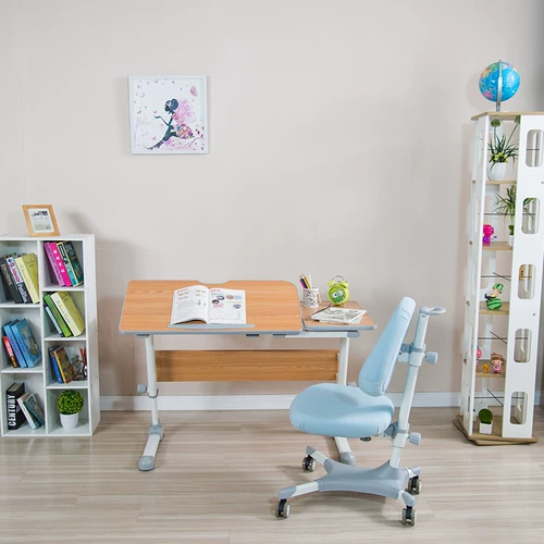 Студенты могут наклонить столы, предоставляя таблетку простой большой настольный настольный детский рабочий стол