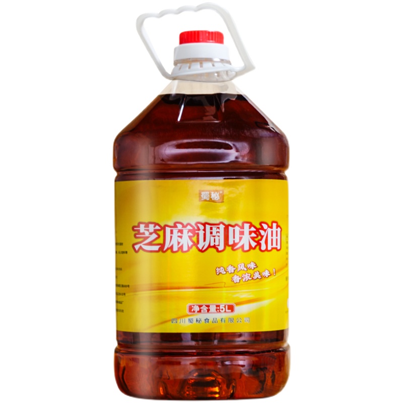 蜀秘芝麻调味油调和香油商用纯香火锅凉拌串串香麻辣烫5L蘸料油碟-图3