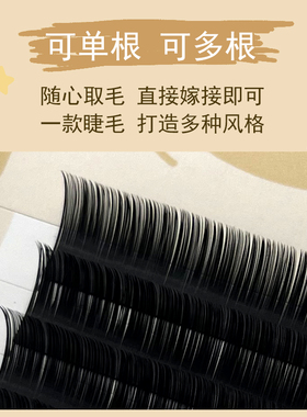 天鹅绒睫毛不散根超软漫画款