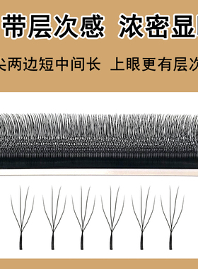 妈生款四叶草睫毛浓密不散根