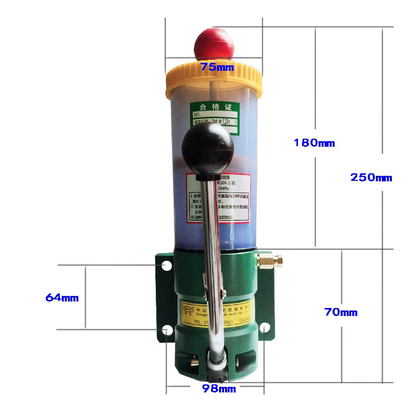SYB手动润滑油泵数控机床手摇黄油泵浓油注油器加油泵加工中心