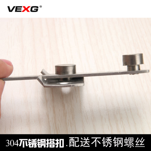 VEXG明装不锈钢门搭扣移门插销门栓门锁扣多用型插销门栓门扣包邮 - 图2